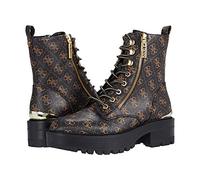 GUESS Bottes de combat Fearne pour femme, marron, 39.5 EU