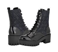 GUESS Bottes de Combat Watie pour Femme, Denim Noir 002, 41 EU