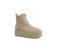 Guess - Bottine Jilaine avec logo 4G - Femme - Chaussures - Beige - Taille: 40 EU
