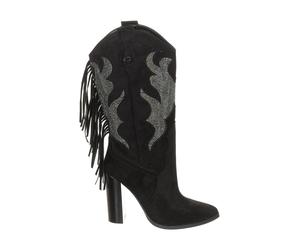 Guess - Bottines à Talons Pointus - Femme - Chaussures - Noir - Taille: 41 EU