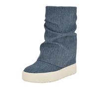 Guess Bottines Guinna pour Femme, Bleu Denim 420, 38 EU