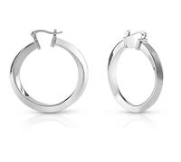 GUESS Boucles d'oreilles Hoops Don't Lie JUBE01484JWRHT-U Marque, Taille unique, Métal, Il ne s'agit pas d'une pierre précieuse