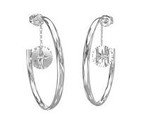Guess Boucles d'oreilles Monete JUBE02205JWRHT/U Timeless Hoop Boucles d'oreilles sGU2640 Marque, Estándar, Métaux non précieux, Pas de gemme
