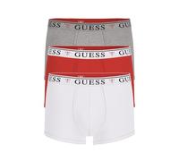 GUESS Boxer Lot de 3 packs Brian Hero Boxer Trunk U97G01KCD31 Rouge, rouge, M