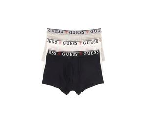 GUESS Boxers 'Brian' bleu marine / gris / rouge sang / blanc, Taille S