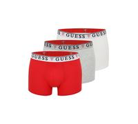 GUESS Boxers 'Brian' gris chiné / rouge / blanc, Taille S