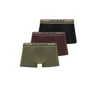 GUESS Boxers 'JOE' kaki / olive / rouge rouille / noir, Taille M