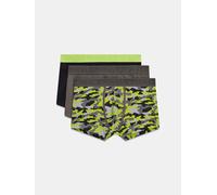 GUESS Boxers 'JOE' marron / gris foncé / kiwi / noir, Taille M