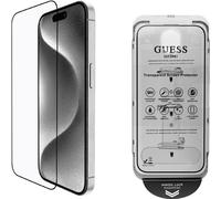 Guess BP Rhinestone 2in1 Set verre trempé + lentilles protection Apple iPhone 16 Pro Max Gold