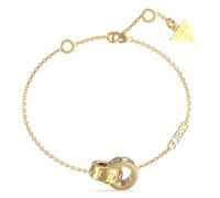 GUESS bracelet 4G Forever Double Circles Bracelet Yellow Gold