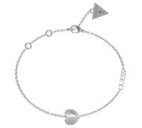 Guess bracelet à cœur en acier inoxydable avec cristaux