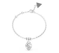 GUESS Bracelet argent pour femme - Heart Cage Heart Bracelet S 220237