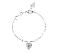 GUESS Bracelet argenté pour femme - Love Me Tender Single Heart Bracelet S Rhodium 237240