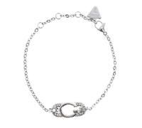 GUESS Bracelet argenté pour femme - Oh My G Logo & Crystals Bracelet S Rhodium 287124