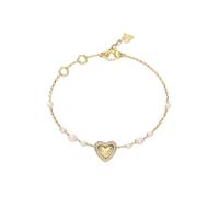GUESS Bracelet 'Beloved' or / blanc perle, Taille S