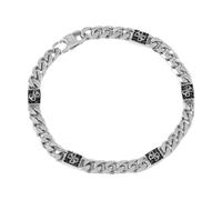 Guess - Bracelet chaîne 4G Frontiers - Homme - Accessoires - Gris - Taille: S