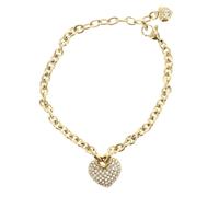 GUESS bracelet Crazy In Love Heart Pave Bracelet S Yellow Gold