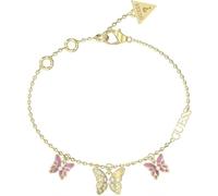 GUESS Bracelet Crisalide pour femme. Papillon et or rose. S. JUBB04102JWYGLPS