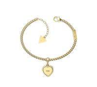 GUESS Bracelet Cœur Fine Heart JUBB01422JWRHS/JUBB01422JWYGS, Taille Unique, Métal Non précieux, Il ne s'agit Pas d'une Pierre précieuse
