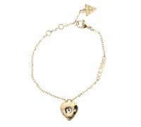 GUESS bracelet Guess Amore Heart Charm Bracelet S Yellow Gold