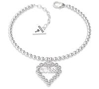 GUESS Bracelet Heart Romance UBB70086-S, Taille unique, Métaux non précieux, Pas de gemme