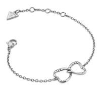 GUESS bracelet Mon Amour Two Hearts Bracelet S Rhodium
