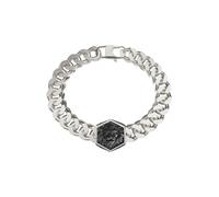 GUESS Bracelet noir / argent, Taille L