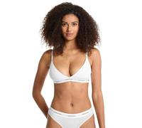 GUESS Bralette triangle Eco Jeans, blanc pur, Taille L