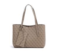 GUESS Brenton Tote Latte Logo