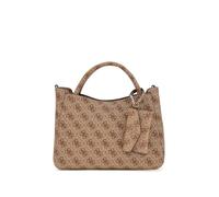 GUESS Sac à main brun clair marron pour femme - Brenton Girlfriend Satchel Latte Logo 310010