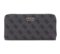 GUESS Porte-monnaie Brenton SLG Large Zip Around Wallet Femme Coal Logo
