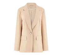 Guess - Bruna Blazer Uni Rayé - Femme - Vestes - Beige - Taille: 36 FR