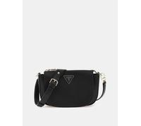 Guess Brynlee Mini sac zippé en saffiano noir