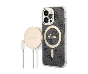 Guess Bundle Pack MagSafe 4G noir et or - iPhone 13 Pro