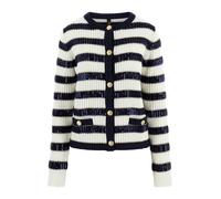 GUESS by Marciano Cardigan 'MARTHA' bleu foncé / blanc, Taille S