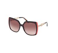 Guess by Marciano Femme GM00005 92W Lunettes de soleil Acétate Bleu Bleu Carré Normale Ombré