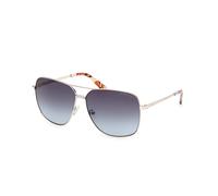 Guess by Marciano Femme GM00022 33W Lunettes de soleil Métal Or Bleu Carré Normale