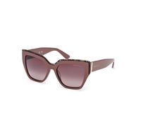 Guess by Marciano Femme GM00029 59F Lunettes de soleil Acétate Beige Marron Carré Normale