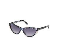 Guess by Marciano Femme GM00031 92W Lunettes de soleil Acétate Bleu Bleu Cat Eye Normale