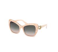 Guess by Marciano Femme GM00032 59B Lunettes de soleil Acétate Beige Fumée Papillon Normale