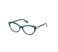Guess by Marciano Femme GM50049 089 Montures optiques Acétate Turquoise Cat Eye Normale