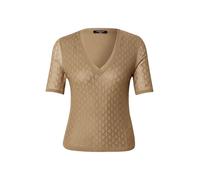 GUESS by Marciano T-shirt 'ARIA' beige foncé / argent, Taille XS