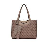 Sac shopper - GUESS - Eco Brenton Tote - Marron clair - 42x28 cm - Avec sac à épaule et d'ustensiles
