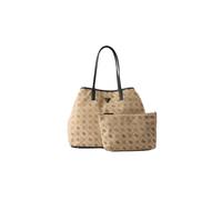 GUESS Cabas 'VICTTORIA' umbra / cappuccino / noir, Taille One Size