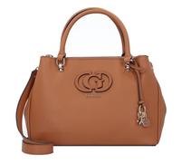 GUESS Calebra Status Satchel, Sac, bandoulière Femmes, Cognac, Taille Unique