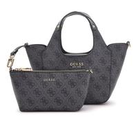 GUESS Calista 2 in 1 Mini Tote Coal Logo