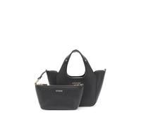 GUESS Calista 2 in 1 Mini Tote, Sac fourre-Tout, bandoulière Femme, Noir, Taille Unique