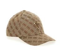 GUESS Cap brun clair marron pour femme - Katya Baseball Cap Latte Logo 311510 Taille unique