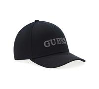 GUESS Casquette de baseball noire avec logo brodé, réglable, style décontracté