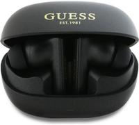Guess Capsule Printed Logo - TWS ANC & ENC Casque Bluetooth + étui de chargement (noir)